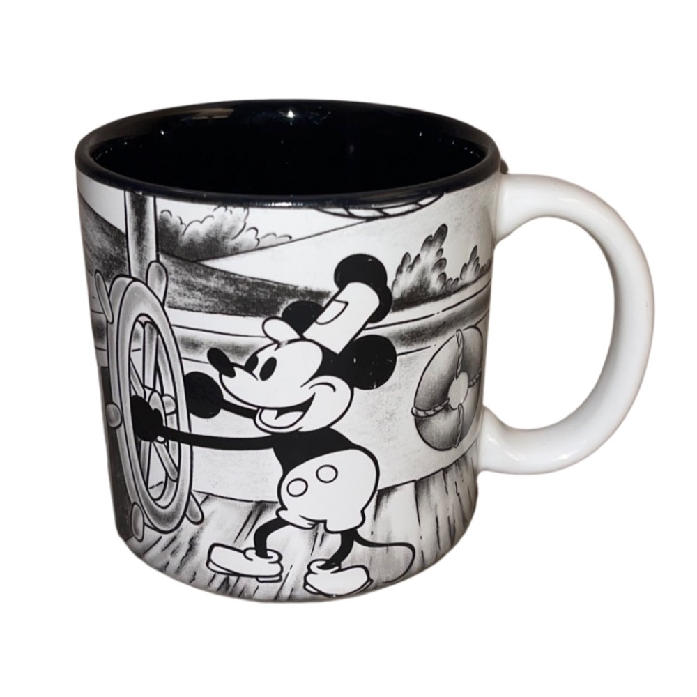 Steamboat Mickey Vintage Coffee Mug by Disney: GUC: Disneyana: Collectible